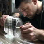 Почему если скотч отклеивать от рулона быстро, то он остатся прозрачным, а если медленно, то становится непрозрачным?